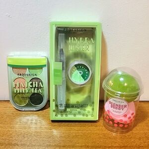 PROFUSION COSMETICS Matcha Milk Tea Eye Palette, Hydra Liner & Blender Buddies